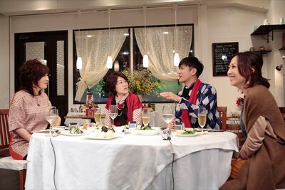 4人でのトークは、森山家の話題を中心に大盛り上がり。