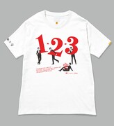 THE BAWDIESとタワーレコードのコラボによる「NO MUSIC, NO LIFE?」Tシャツ。