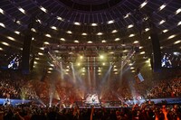 大阪城ホール公演の様子。