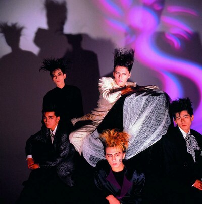 1987年当時のBUCK-TICKのアーティスト写真。