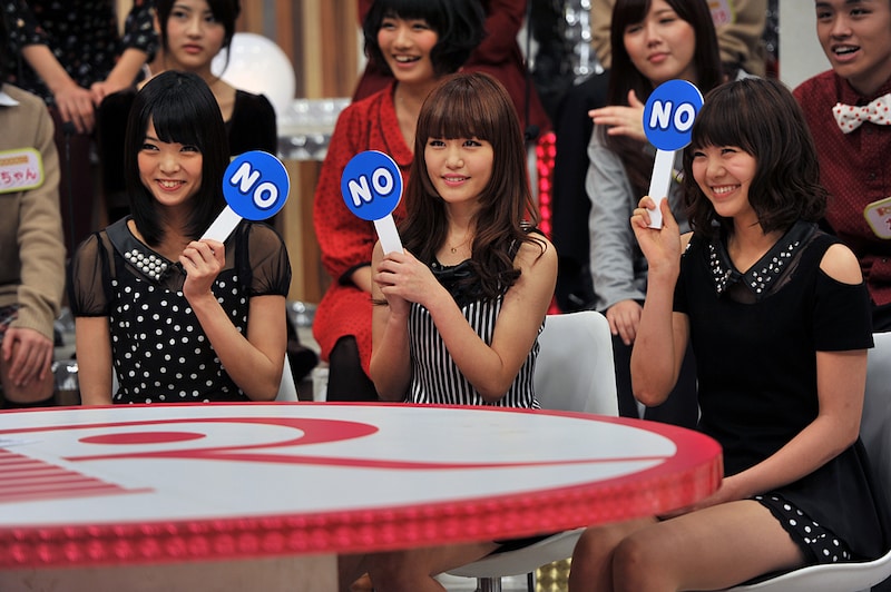 「Rの法則 2012 ホントに高校生に響いた歌」のNegiccoトーク収録の様子。