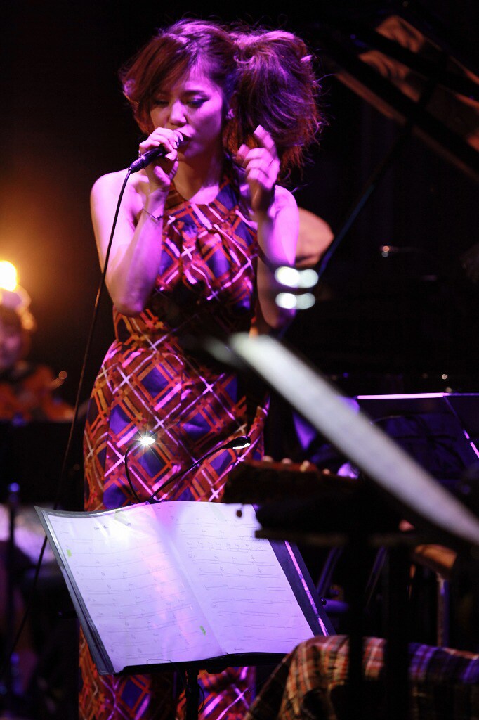 「MTV Unplugged」公開収録でのChara。