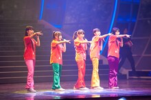 リハーサル中のももいろクローバーZ。