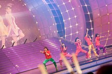 リハーサル中のももいろクローバーZ。