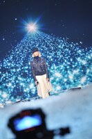 リハーサル中の中島美嘉。