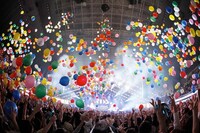 2013年を迎えた瞬間の「COUNTDOWN JAPAN 12/13」の様子。