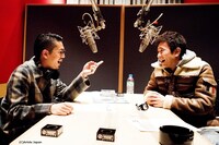 今年の人気の画像26位は「ハマ・オカモト＆浜田雅功『RADIPEDIA』で初の親子共演」より、「RADIPEDIA」収録の模様。