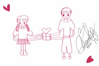 有安杏果が描いたイラスト。