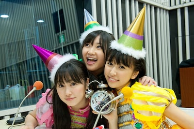 ニッポン放送「ももいろクローバーZ ももクロくらぶxoxo」収録中の様子。