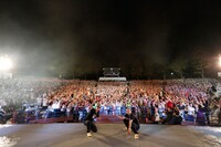 昨年9月に行われた野音ワンマンの様子。