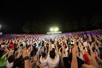 昨年9月に行われた野音ワンマンの様子。