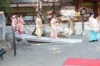 成人式の様子。