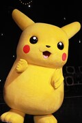 この日の大雪にも負けずに会場に駆けつけたピカチュウ。