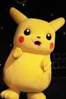 この日の大雪にも負けずに会場に駆けつけたピカチュウ。