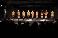 本日のチームKII公演より、卒業発表の様子。 (C)AKS