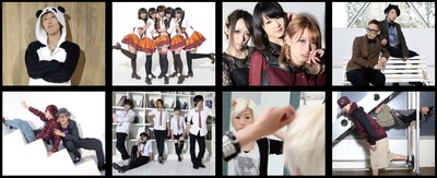 ODOROOM PARTY出演ダンサー。左上から今岡さん、1年25組、光速猫仮面、先生と僕。左下からただのん＆TAKUMA、 ちーむ☆流星群、みうめ、PCF。