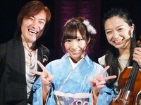 岩佐美咲「もしも私が空に住んでいたら」収録時のオフショット。