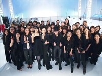 夏木マリ×斉藤ノヴ「ALLIANCE」収録時のオフショット。