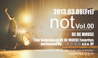 「not vol.00」フライヤー