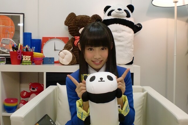 番組収録時の廣田あいか。