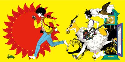 ASIAN KUNG-FU GENERATION「今を生きて」ジャケットの裏（写真左半分）と表（右半分）。