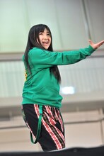 「独占！ももクノ60分 vol.5」第1部の有安杏果。