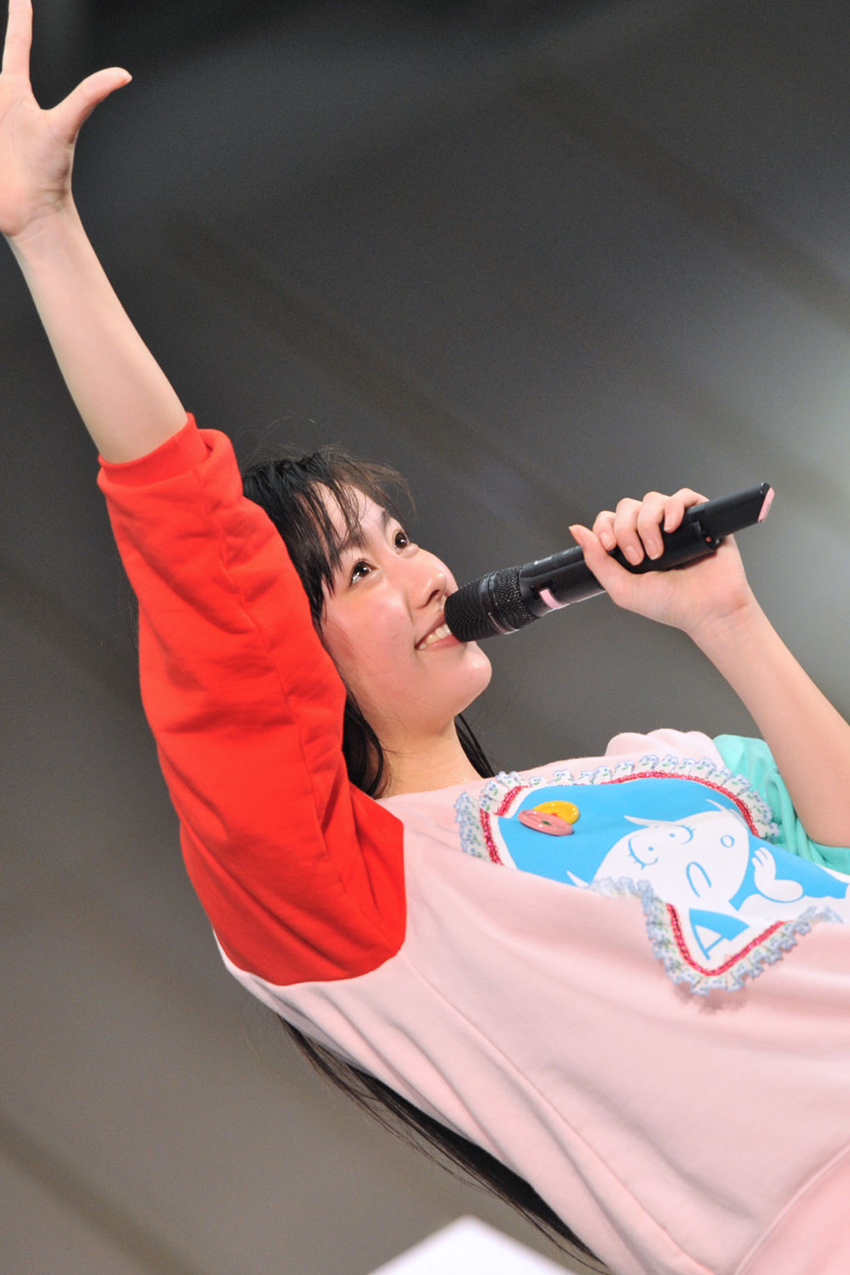 「独占！ももクノ60分 vol.5」第2部の佐々木彩夏。