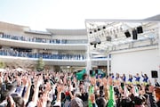 「ウィンターデフスター極上ツアー2012-2013 ~KING OF GAKUGEEEEKAI of チュウ of LIFE~」最終公演の様子。