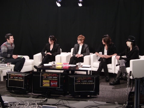 写真は昨日1月21日の「GLAY DIRECT TALK vol.4」の模様。