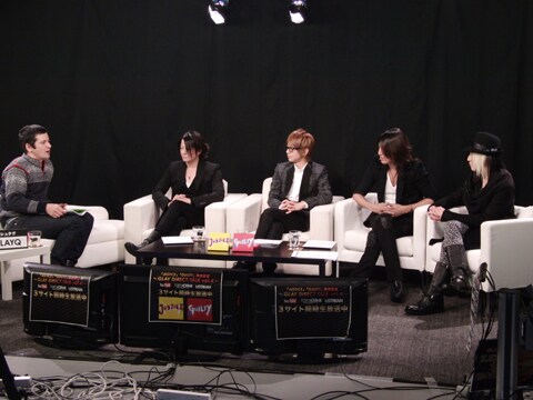 写真は昨日1月21日の「GLAY DIRECT TALK vol.4」の模様。