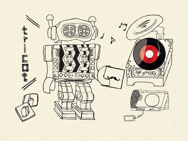 tricot「99.974℃ PLAYBUTTON」トートバックセットのデザイン。PLAYBUTTONおよびトートバッグのデザインは中嶋イッキュウ（Vo, G）が手がけた。