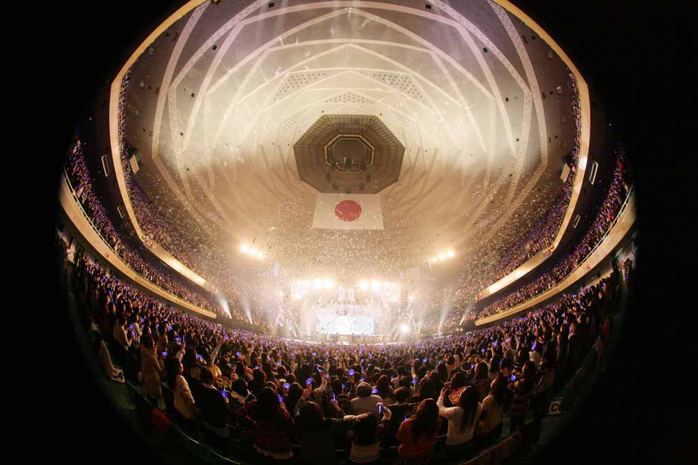「SUPER JUNIOR-K.R.Y. SPECIAL WINTER CONCERT in BUDOKAN」会場の様子。