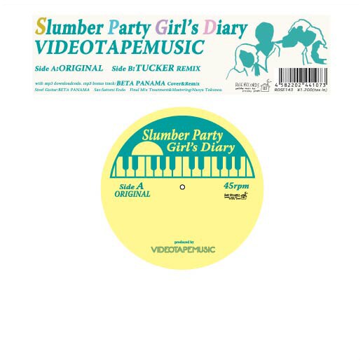 VIDEOTAPEMUSIC「Slumber Party Girl's Diary」ジャケット