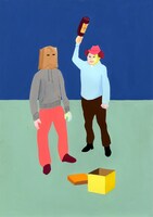 reiko matsuoによるU-re:xのビジュアルイメージ。