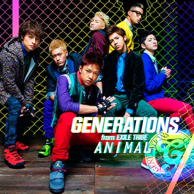 GENERATIONS from EXILE TRIBE「ANIMAL」CD+DVD盤ジャケット