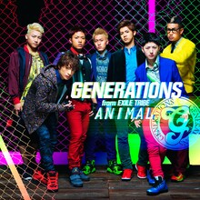GENERATIONS from EXILE TRIBE「ANIMAL」CD盤ジャケット