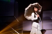 「AKB48 リクエストアワー セットリストベスト100 2013」4日目の様子。15位「枯葉のステーション」を披露する松井玲奈。（C)AKS