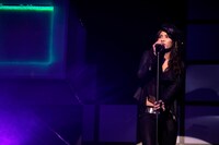 「AKB48 リクエストアワー セットリストベスト100 2013」4日目の様子。5位「虫のバラード」を披露する秋元才加。（C)AKS