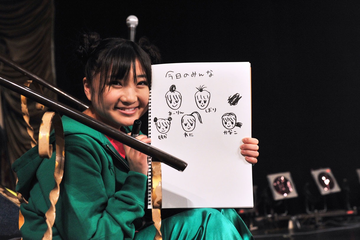 有安杏果（写真は「ももクロ試練の七番勝負 episode.3」第5戦リハーサルの様子）