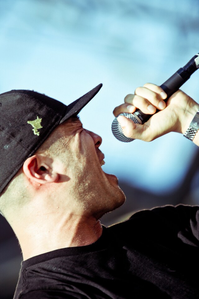 THA BLUE HERBのILL-BOSSTINO（Photo：Wataru Umeda）。