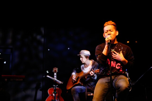 2月3日に行われた「Music Unlimited Presents SPECIAL LIVE 2013」の様子。