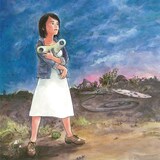 黒田硫黄がイラストを描き下ろした、徳永憲「ねじまき」のジャケット。