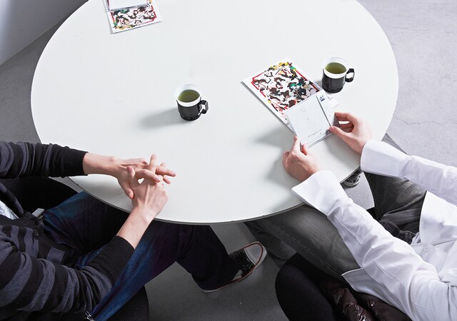 Last Note.のインタビュー風景。