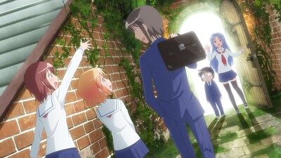 アニメ「琴浦さん」エンディング場面