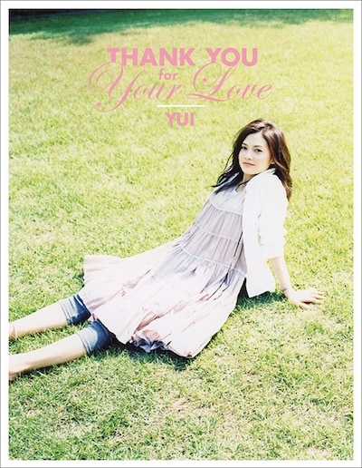 YUI「YUI Artist Book THANK YOU FOR YOUR LOVE」表紙