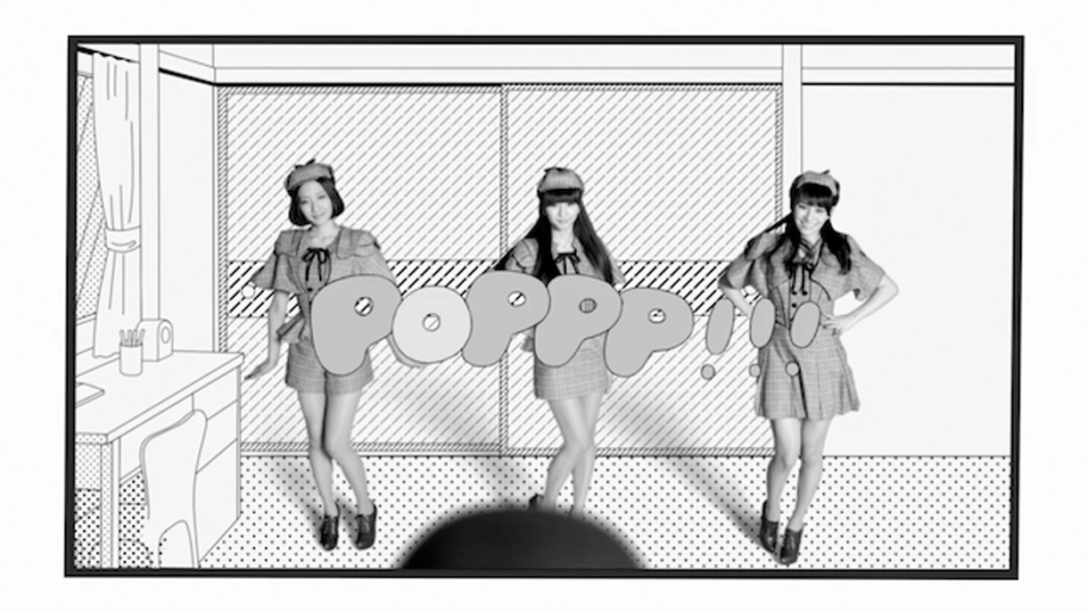 Perfume「未来のミュージアム」ビデオクリップのワンシーン。
