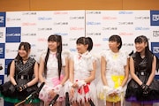 「ももいろクローバーZ ももクロくらぶxoxo ~バレンタイン DE NIGHT だぁ~Z!」開演前に行われた記者会見の様子。