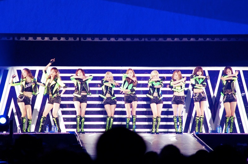 「GIRLS' GENERATION ～Girls & Peace～Japan 2nd Tour」神戸公演の様子。