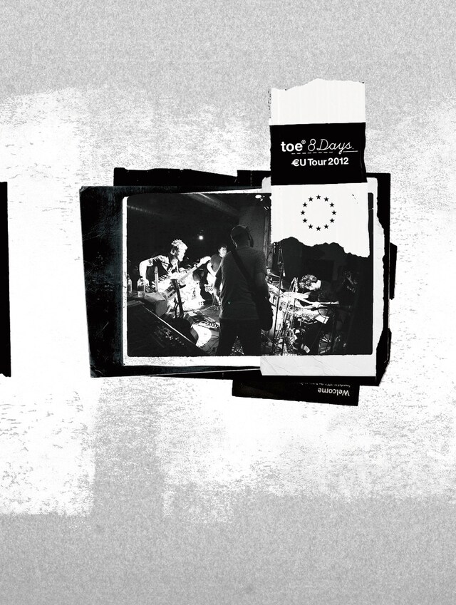 toe「8 days dvd -toe EU tour 2012-」ジャケット