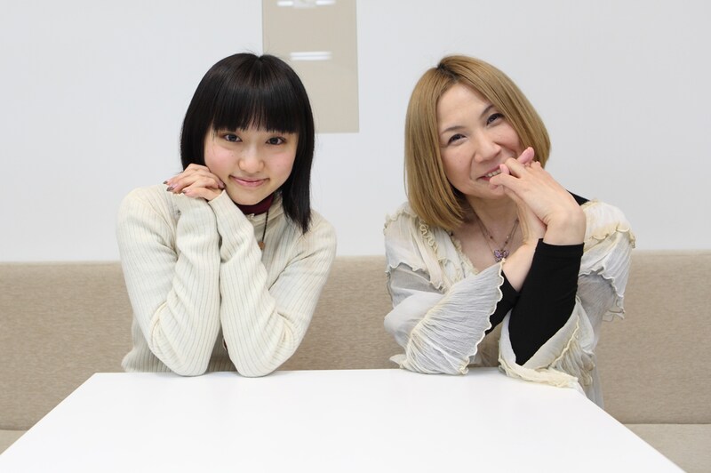 左から悠木碧、新居昭乃